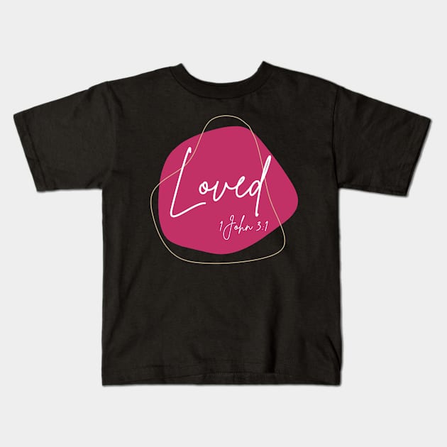 Loved by GOD - Christian Kids T-Shirt by Onyi